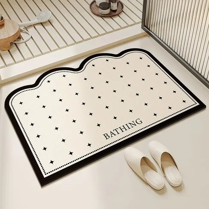 Tapis de salle de bain super absorbant