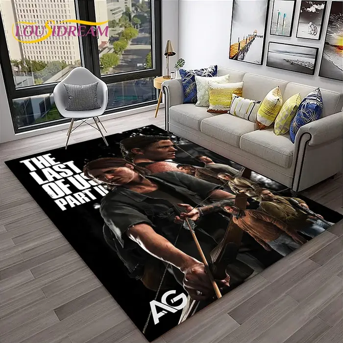 Le dernier d'entre nous jeu d'horreur Pedro TV tapis pour la maison salon chambre canapé paillasson 