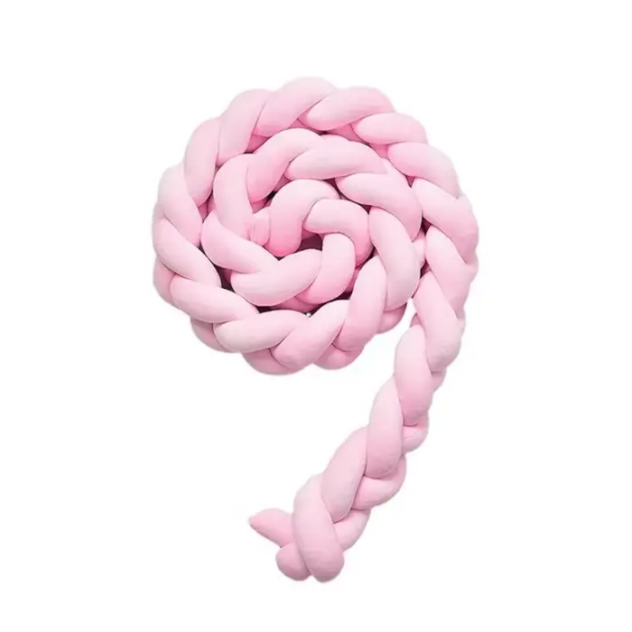 Chambre d'enfant décoratif lit Surround cadeau 1M bande tressée nouage oreiller trois brins pâte frite torsions tresse