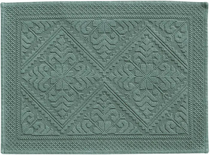 Tapis de Bain Enzo Vert de gris 54 X 64