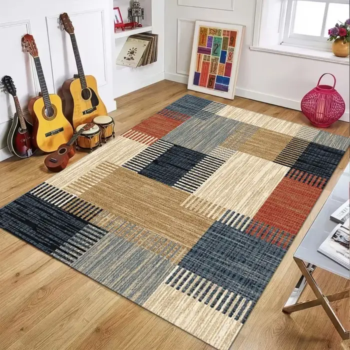 Tapis Vintage à motif Patchwork
