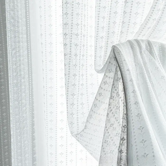 Rideaux transparents pour fenêtre blanche Simple, taille personnalisée, écran de luxe, pour salon, s