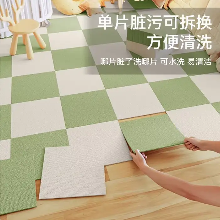 Tapis carré d'épissure pour chambre à coucher