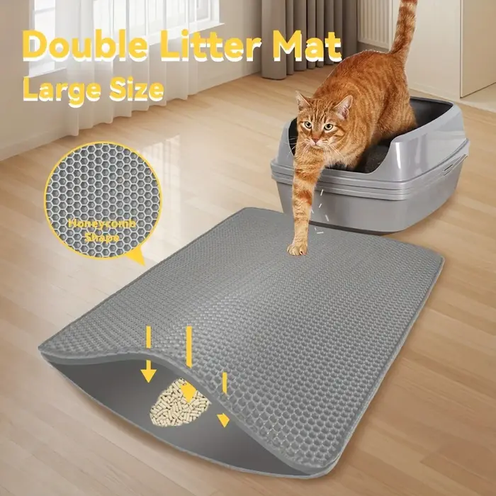 Tapis de litière pour chat