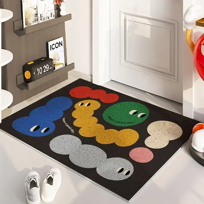 Tapis d'extérieur en polymère pour porte d'entrée