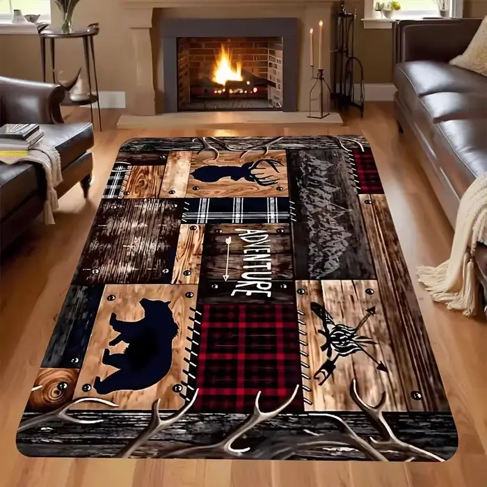 Tapis de salon chic et moderne, luxueux, tapis de sol pour chambre à coucher, décoration de la maiso