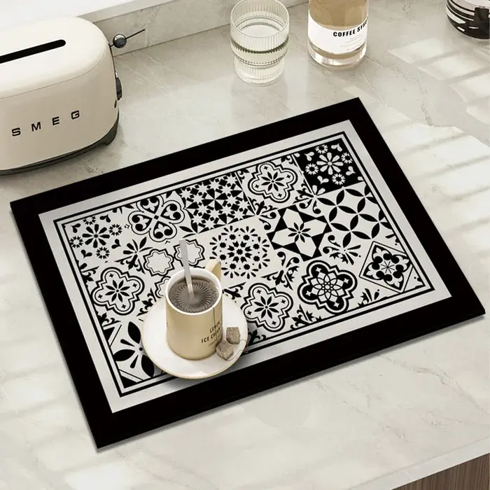 VIKmemorial-Tapis de sol de cuisine de style scandinave