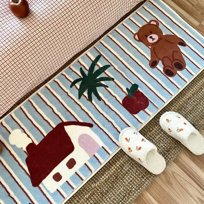 VIKAMA tapis pour chambre chevet