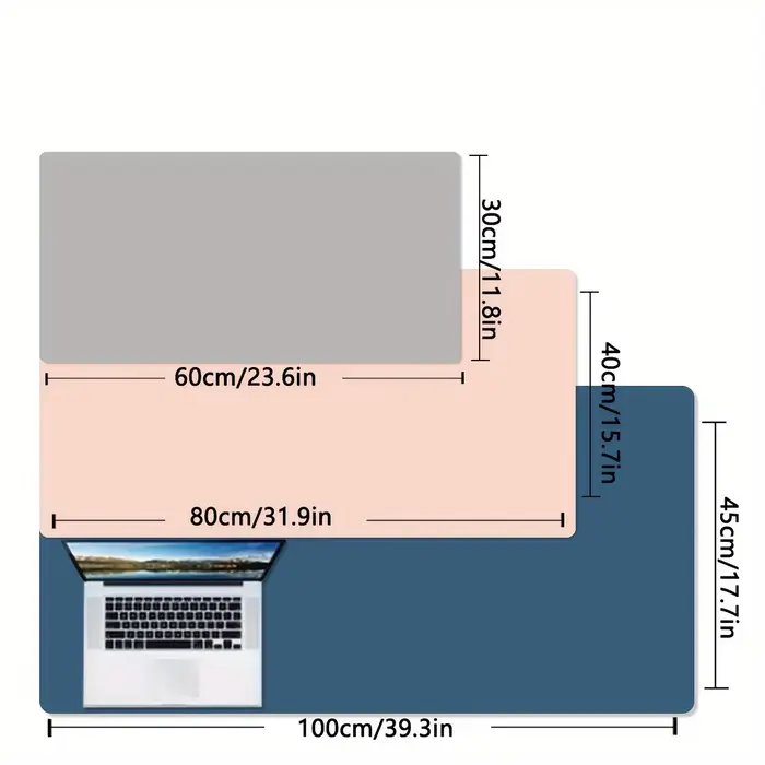 Tapis de table imperméable en simili cuir