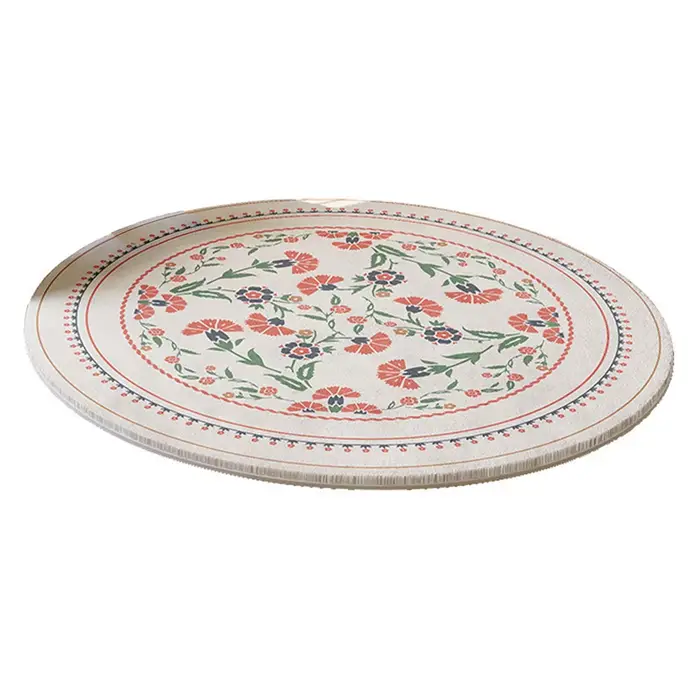 Tapis rond Lea pour chambre à coucher, salon