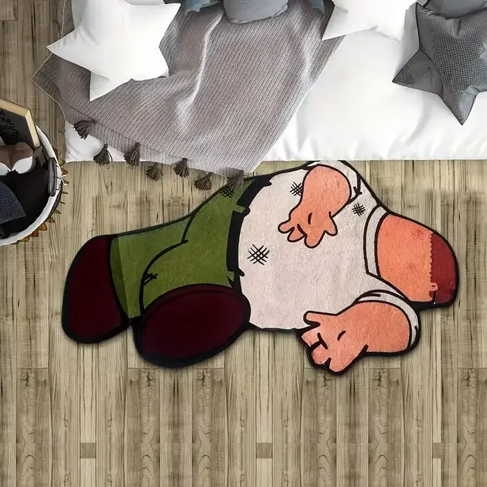 Tapis de personnage de dessin animé VIKAMA-tapis décoratif doux et antidérapant pour la maison, tapi