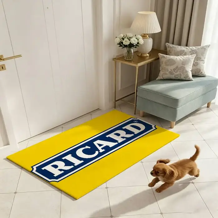 Tapis durable R-RICARD pour tapis de sol, style doux, pour chambre à coucher, salle de bain, tapis antidérapant pour la maison.