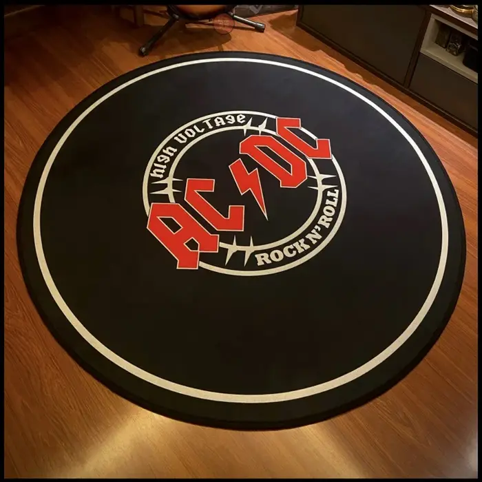 Tapis sur le thème de la musique Edgy Rock pour chambre à coucher