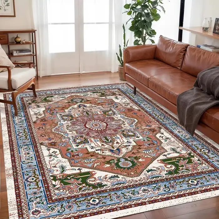 Tapis de salon bohème tapis antidérapant pour salon