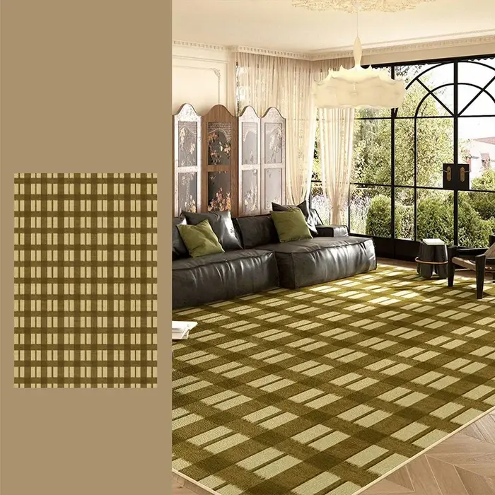 Tapis en Cachemire Lavable à la Machine Non-ALD