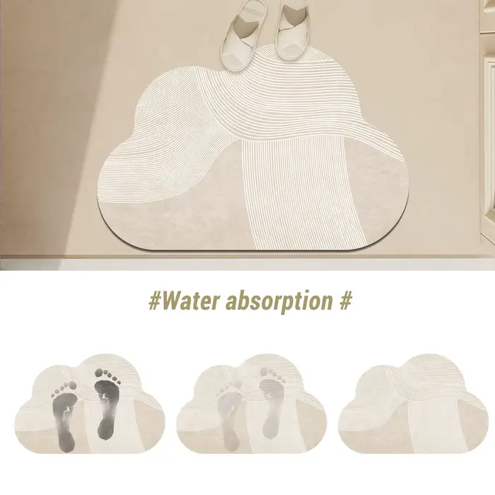 Tapis de bain de luxe absorbant