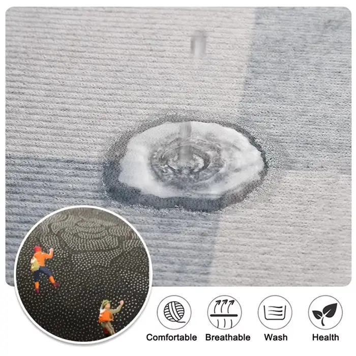 Tapis de porte d'entrée Kawaii noir Kitty