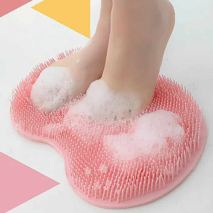 Tapis de bain antidérapant pour le dos et les pieds