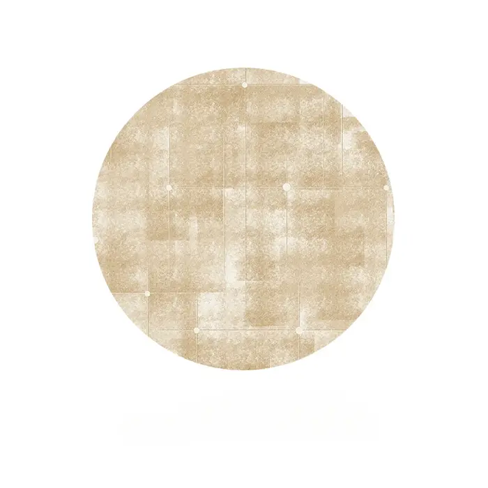 Tapis de salon rond de grande surface
