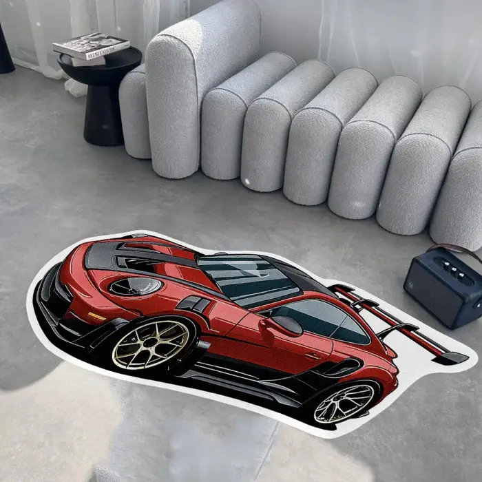 Tapis imprimé automobile moderne VIKAMA