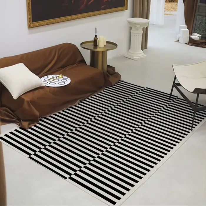 Tapis de luxe léger pour chambre à coucher