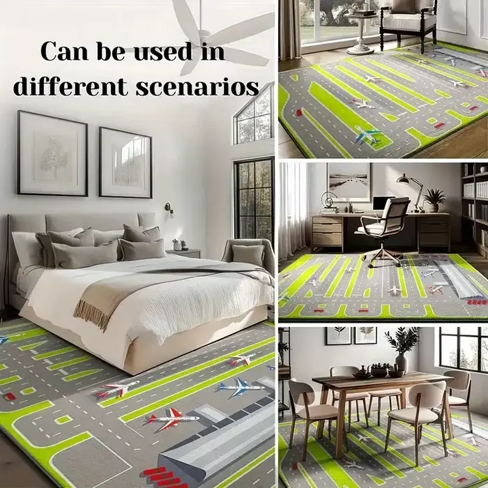 Tapis abstrait moderne pour salon