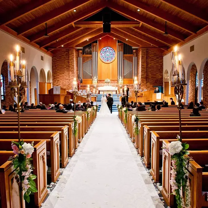 Tapis de mariage en tissu non tissé anti-alde