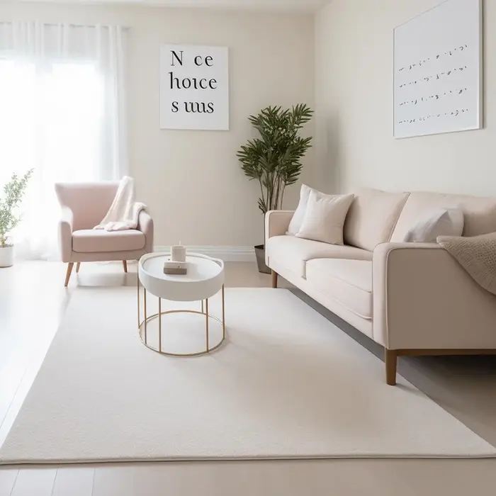 Tapis de sol en poly pour la décoration de la maison