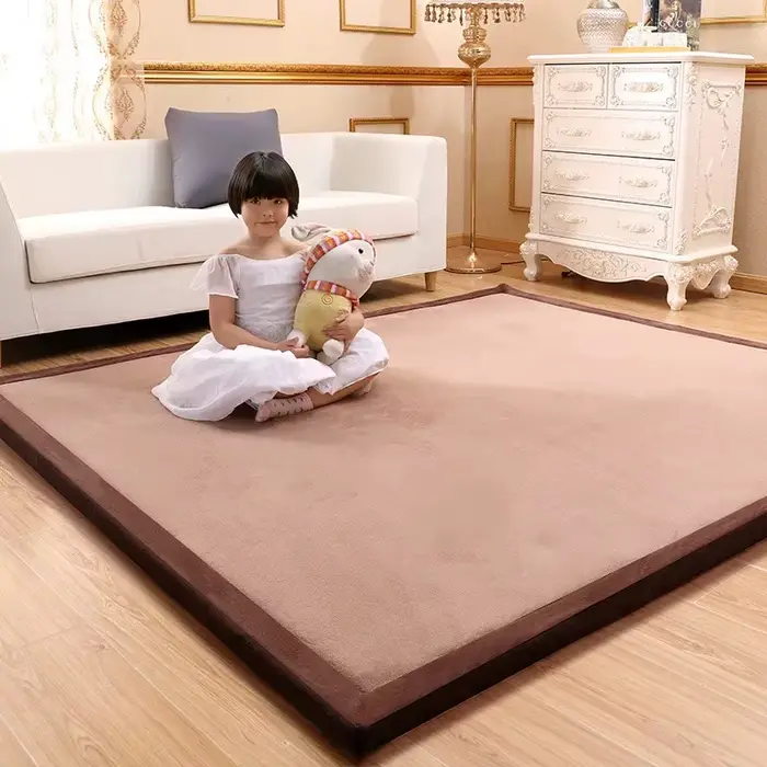 Tapis hypothécaire ami en Polaire Épais pour Chambre à Coucher, Grand Matelas de Maison, Salon