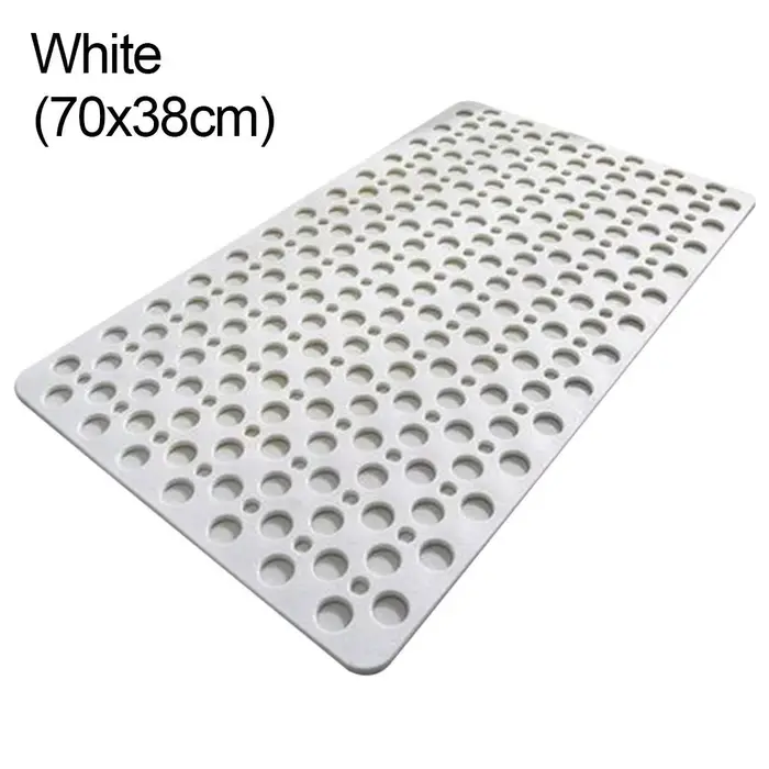 Grand tapis de douche en TPE Extra poreux, baignoire antidérapante, forte aspiration, Anti-moisissur