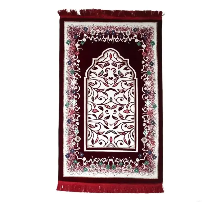 Tapis prière islamique Portable léger, pliable, avec Bracelets en perles rangement inclus pour 55KF