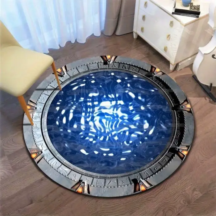 Tapis ronds imprimés Stargate Voyage Interstellaire 2D