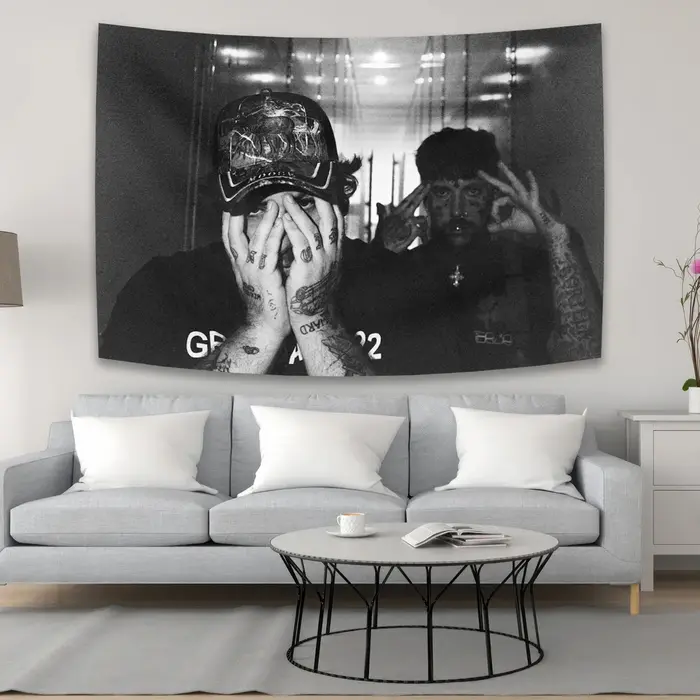 Boutique Suicideboys tapisserie sur le mur esthétique dortoir fond adolescent chambre décoration tis