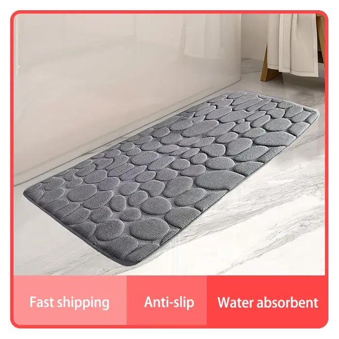 Tapis de sol de salle de bain de grande taille