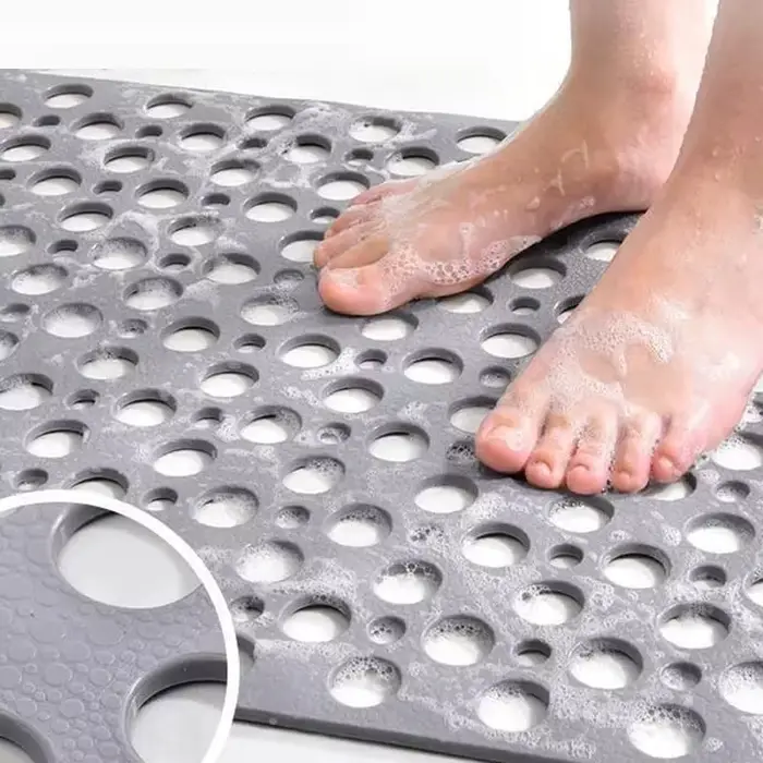 Tapis de bain antidérapant en caoutchouc