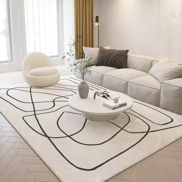 Tapis en peluche de Style nordique