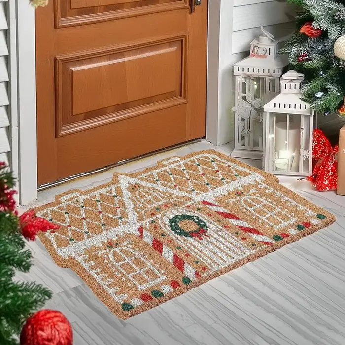 Tapis de bienvenue de noël 60x40x1cm