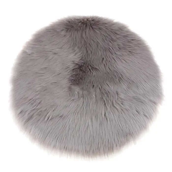 Fityle Fashion-Tapis en peau de mouton douce pour la décoration intérieure, petit tapis, fausse four