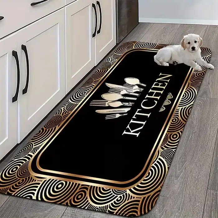 Tapis de sol de cuisine antidérapant adapté aux pieds