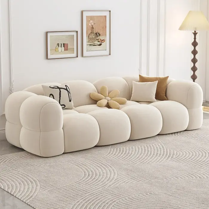 Coussin appartement salon canapés cinéma paresseux luxe élégant canapé relaxant classique Divani Da Soggiorno meubles de maison