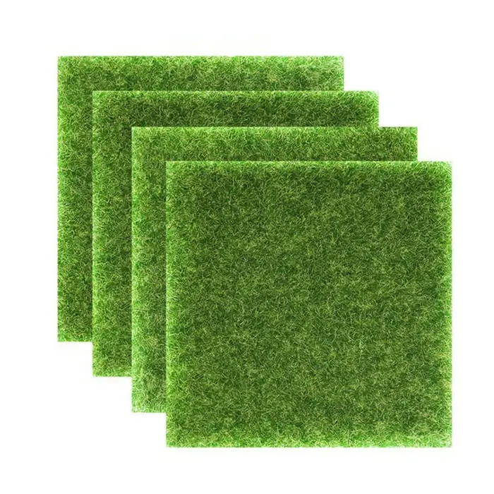Tapis de gazon artificiel vert