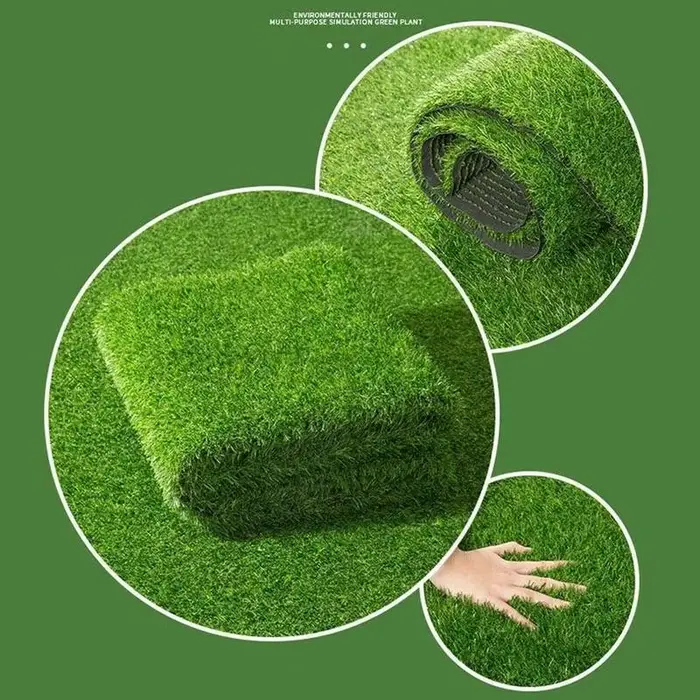 Tapis de faux gazon artificiel pour intérieur et extérieur