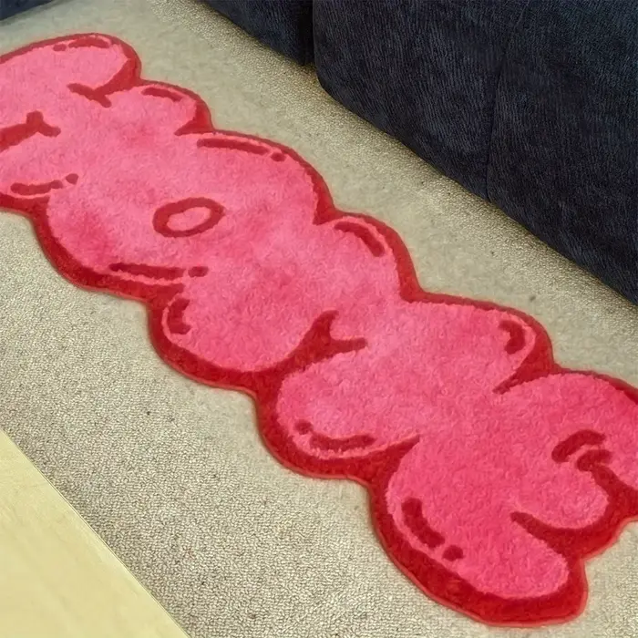 VIKAMA américain rose lettre tapis salon chambre couloir canapé