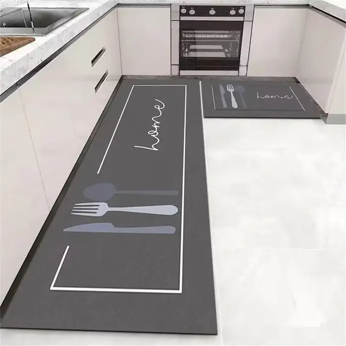 VIKAMA – tapis de sol de cuisine en velours cristal