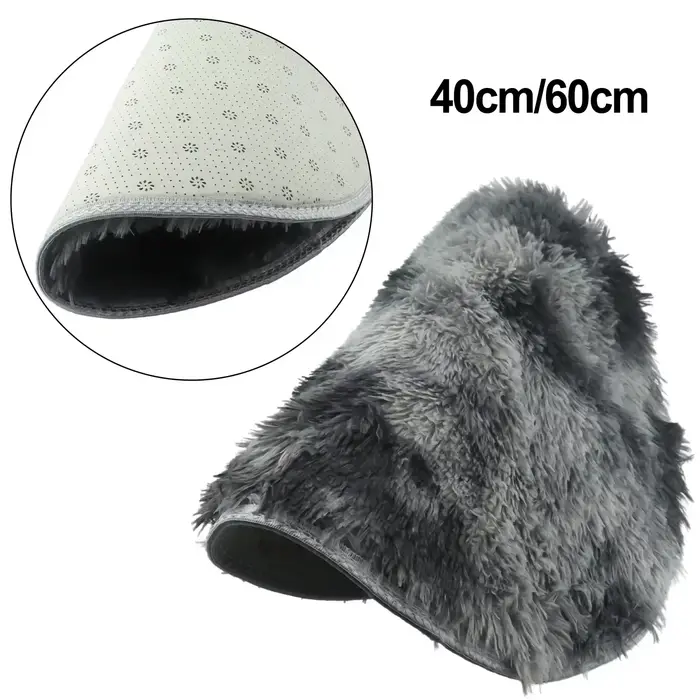Tapis rond moelleux non ald pour chambre de bébé