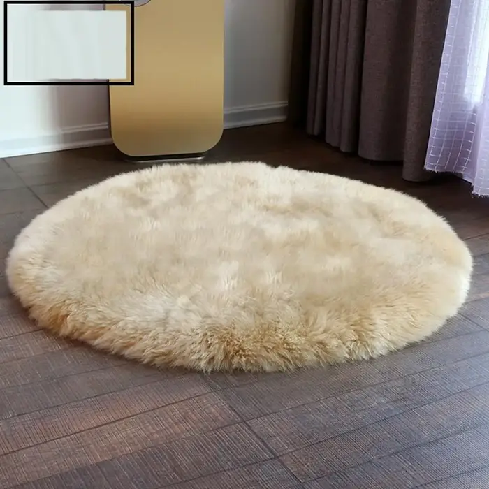 Fityle Fashion-Tapis en peau de mouton douce pour la décoration intérieure