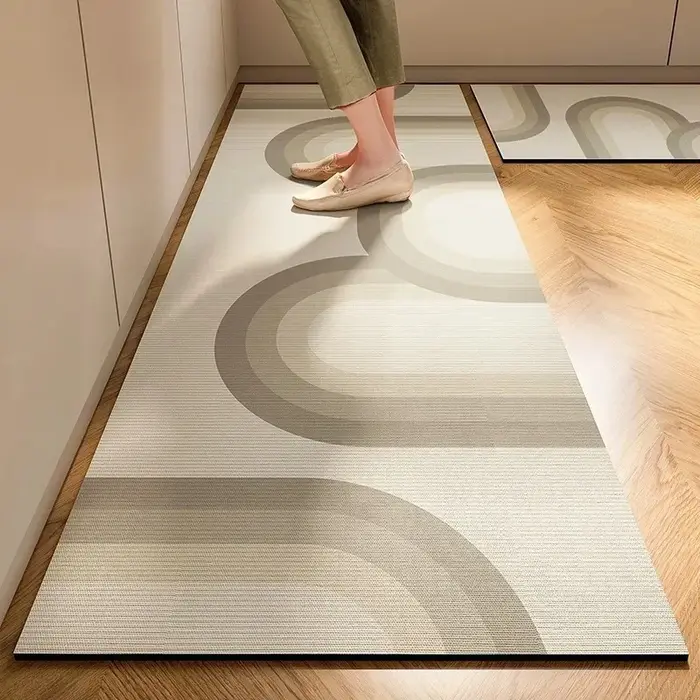 Tapis de cuisine en PVC imperméable