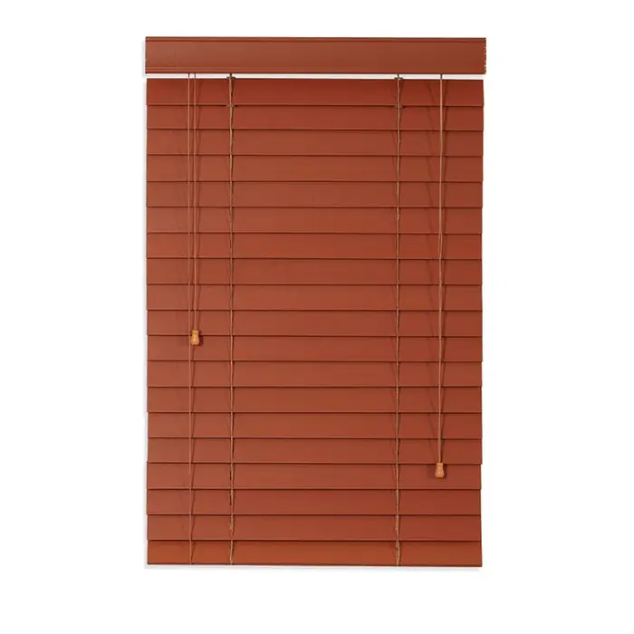 Nouveauté personnalisé de haute qualité bois rouleau aveugle épaississement volet roulant fenêtre ombre stores pour salon