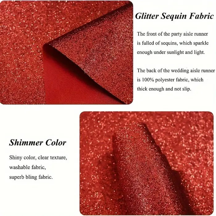 Tapis rouge étincelant