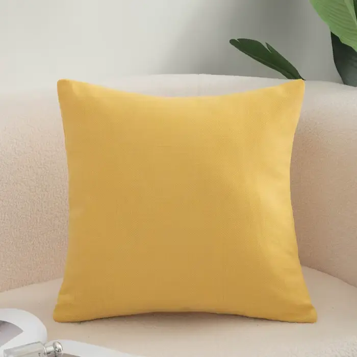 Coussin canapé coussin couleur salon moderne simple housse de coussin (sans noyau)